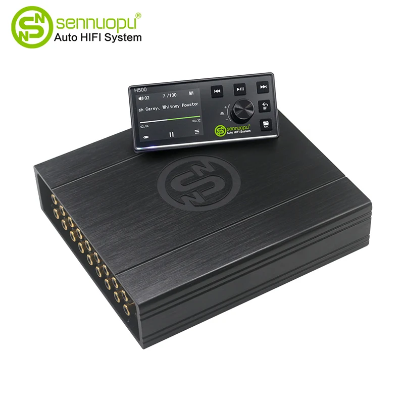 Bil Audio 8*30W -förstärkare med 12ch DSP